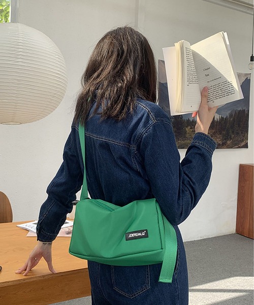 LOPASS（ロパス）の「大容量カジュアルショルダーバッグ（ショルダーバッグ・レディース・ブラック/ブルー/グリーン・FREE）」の15枚目の写真