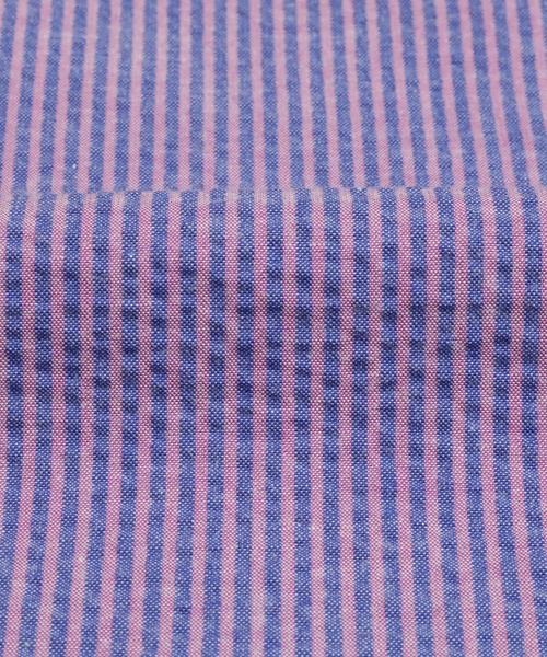 Pitta Re:)（ピッタリ）の「オープンカラー半袖カジュアルシャツ（シャツ/ブラウス・メンズ・パープル・S/M/L/LL）」の4枚目の写真