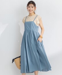 【矢野未希子さん着用】エアリーギャザー キャミソールワンピース