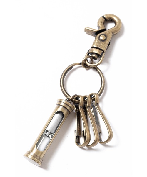 an meets zakka（アンミツザッカ）の「an meets zakka 砂時計カラビナキーリング（キーホルダー・メンズ・A・ONE SIZE）」の4枚目の写真