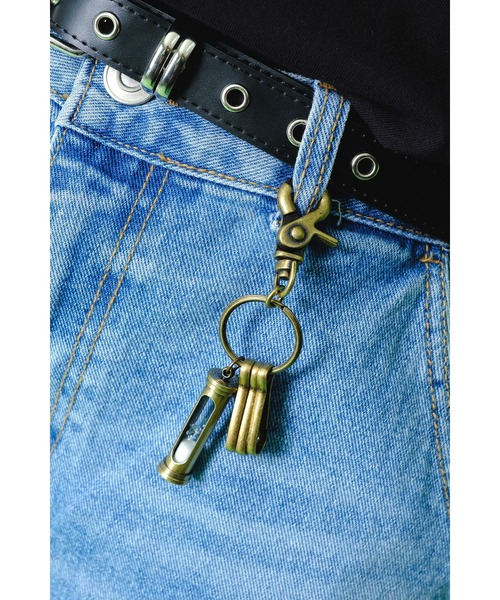 an meets zakka（アンミツザッカ）の「an meets zakka 砂時計カラビナキーリング（キーホルダー・メンズ・A・ONE SIZE）」の2枚目の写真