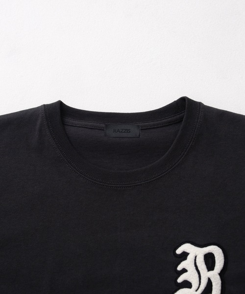 RAZZIS（ラズ）の「『RAZZIS/ラズイズ』Rロゴサガラワッペンバックプリント半袖Tシャツ （Tシャツ/カットソー・メンズ・ブラウン/ホワイト/チャコールグレー・M/L/XL）」の19枚目の写真