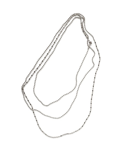 colleca la（コレカラ）の「マルチロングチェーンネックレス（ネックレス・レディース・シルバー/ゴールド・ﾌﾘ-）」の6枚目の写真