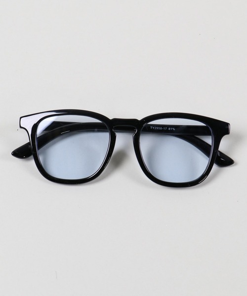 SPINNS(スピンズ)の「カラーレンズ ボストンサングラス/UVカット/ユニセックス(サングラス・メンズ・ブラウン系その他/グレー系その他/ブラック×グリーン/ブラック×ブルー・ONESIZE)」の5枚目の写真