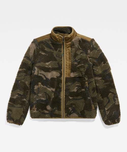 G-STAR（ジースター）の「FLEECE JACKET/ジップアップボアブルゾン/カモフラフリースジャケット（ブルゾン・メンズ・カモフラージュ・LARGE/MEDIUM/SMALL/X-LARGE/X-SMALL）」の7枚目の写真