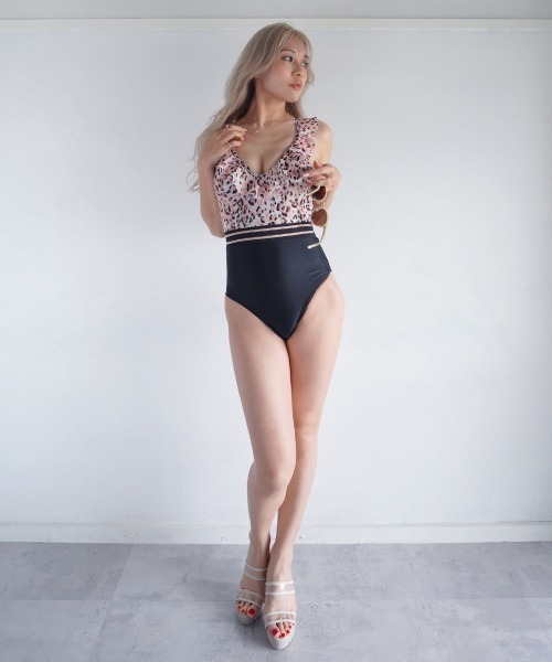 room306 レオパードワンピースビキニ Wild Whispers Lingerie One Piece – LA BLANCA