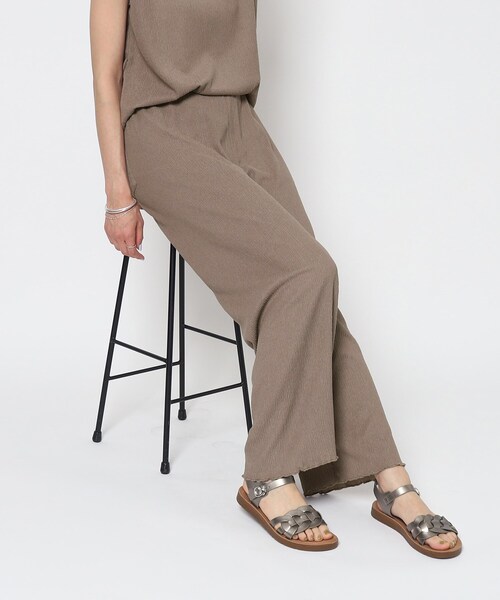 Cutie Blonde（キューティーブロンド）の「◆【セットアップ可】さらっと軽やか イージーパンツ（その他パンツ・レディース・ブルー/ブラウン系その他/ブラック・01/02/03）」の2枚目の写真