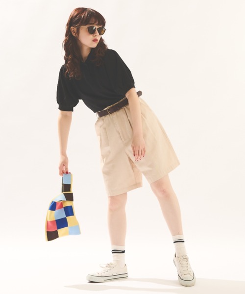 MERLOT（メルロー）の「ニットハンドバッグ（ハンドバッグ・レディース・イエロー/オレンジ/その他1・FREE）」の9枚目の写真