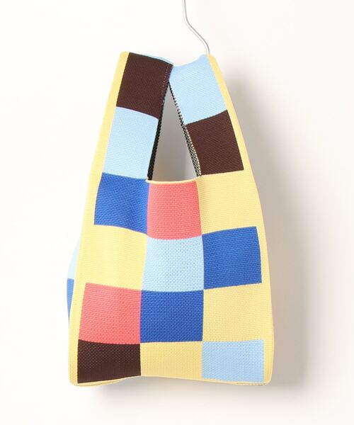 MERLOT（メルロー）の「ニットハンドバッグ（ハンドバッグ・レディース・イエロー/オレンジ/その他1・FREE）」の5枚目の写真