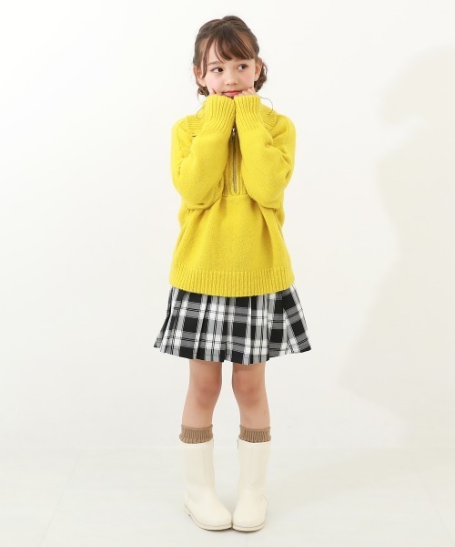 UTAA ファッショナブル プリーツスカート インナーパンツ付き スカート 黄色 UTAA ファッショナブル プリーツスカート インナーパンツ付き スカート