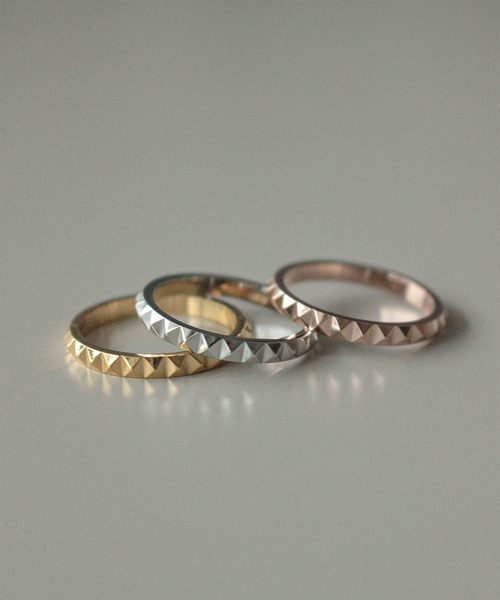 ebine（エビネ）の「Eternity Studs Ring　金属アレルギー対応 サージカルステンレス（リング・レディース・シルバー/ゴールド/ピンクゴールド・13号/7号/9号/16号/11号）」の17枚目の写真