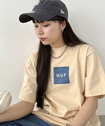 HUF（ハフ）の「HUF(ハフ)/ボックスロゴ プリント 半袖Ｔシャツ/HUF SET BOX S/S TEE（Tシャツ/カットソー・メンズ）」