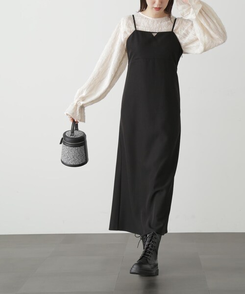 FREE'S MART（フリーズマート）の「◆前後2WAYシアージャガードブラウス（シャツ/ブラウス・レディース・ブラック/ピンク/ホワイト・FREE）」の6枚目の写真