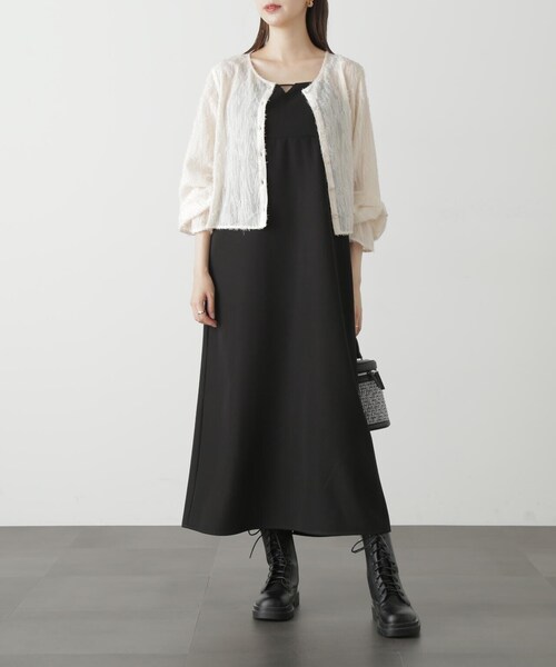 FREE'S MART（フリーズマート）の「◆前後2WAYシアージャガードブラウス（シャツ/ブラウス・レディース・ブラック/ピンク/ホワイト・FREE）」の9枚目の写真