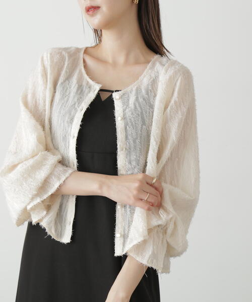 FREE'S MART（フリーズマート）の「◆前後2WAYシアージャガードブラウス（シャツ/ブラウス・レディース・ブラック/ピンク/ホワイト・FREE）」の12枚目の写真