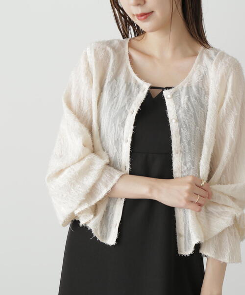 FREE'S MART（フリーズマート）の「◆前後2WAYシアージャガードブラウス（シャツ/ブラウス・レディース・ブラック/ピンク/ホワイト・FREE）」の13枚目の写真