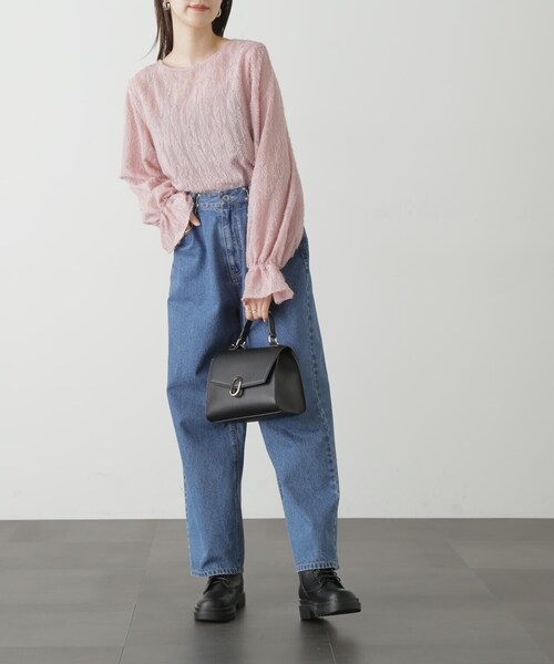 FREE'S MART（フリーズマート）の「◆前後2WAYシアージャガードブラウス（シャツ/ブラウス・レディース・ブラック/ピンク/ホワイト・FREE）」の17枚目の写真