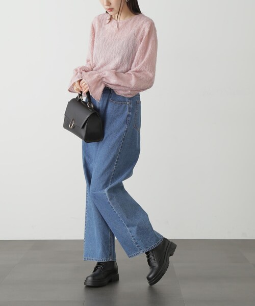 FREE'S MART（フリーズマート）の「◆前後2WAYシアージャガードブラウス（シャツ/ブラウス・レディース・ブラック/ピンク/ホワイト・FREE）」の19枚目の写真