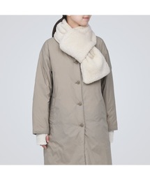 無印良品 | 再生ポリエステル　ボア　ボケッタブル　マフラー(マフラー)