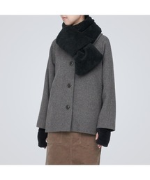 無印良品 | 再生ポリエステル ボア ボケッタブル マフラー(マフラー)