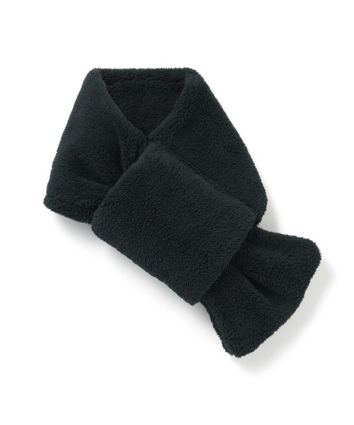 無印良品（ムジルシリョウヒン）の「再生ポリエステル　ボア　ボケッタブル　マフラー（マフラー・レディース・ブラウン系1/ブラック/ライトグリーン/アイボリー/ダークブラウン系・FREE）」の14枚目の写真