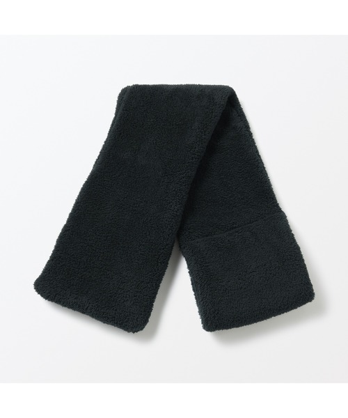 無印良品（ムジルシリョウヒン）の「再生ポリエステル　ボア　ボケッタブル　マフラー（マフラー・レディース・ブラウン系1/ブラック/ライトグリーン/アイボリー/ダークブラウン系・FREE）」の15枚目の写真