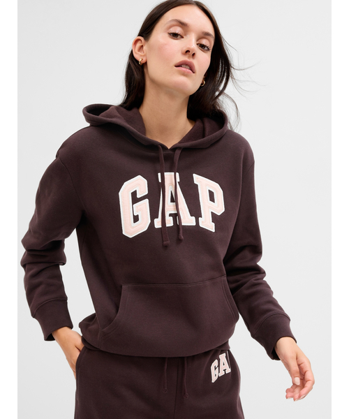GAP（ギャップ）の「Gapロゴプルオーバーパーカー（パーカー・レディース・レッド/ブラウン/その他/ミント/ラベンダー/オフホワイト/ブラック/レオパード・XS/M/S/L/XXS/XL）」の3枚目の写真