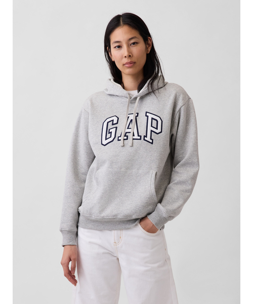 GAP(ギャップ)の「Gapロゴプルオーバーパーカー(パーカー・レディース・レッド/ブラウン/その他/ミント/ラベンダー/オフホワイト/ブラック/レオパード/ブラック系その他/ネイビー/ライトグレー・XS/M/S/L/XXS/XL)」の5枚目の写真