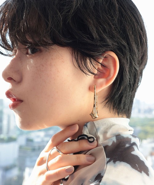 RAGEBLUE（レイジブルー）の「オーバルピアス（ピアス（両耳用）・レディース・その他・FREE）」の7枚目の写真