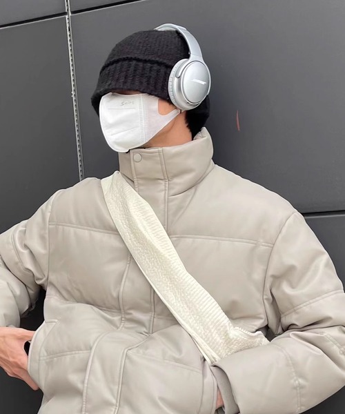 Theater code(シアターコード)の「knit bigsize bucket hat/ニットバケットハット ビックサイズバケットハット(ハット・メンズ・ライトブラウン/ブラック/ライトグレー・FREE)」の6枚目の写真