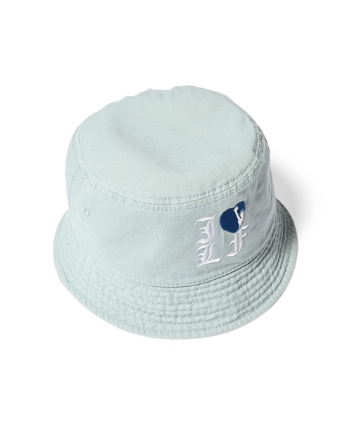 LFYT（エルエフワイティー）の「LFYT ラファイエット [Lafayette] - グラフィック バケットハット [I LOVE LF BUCKET HAT]（ハット・メンズ・ブラック/ライトブルー/バーガンディー・ONE SIZE）」の9枚目の写真