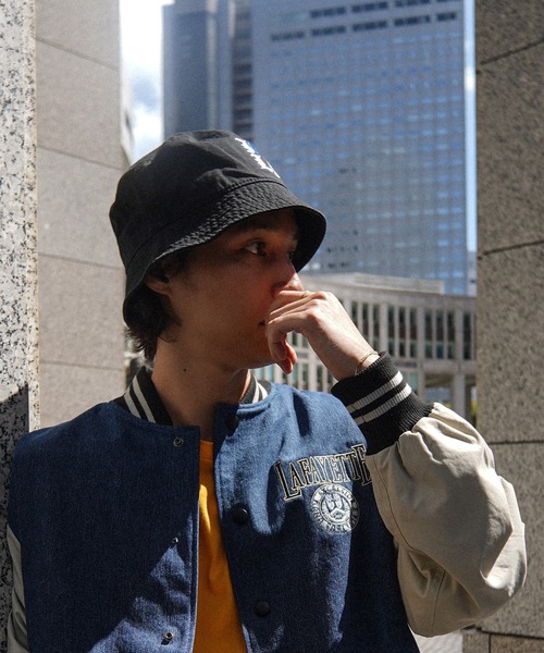 LFYT（エルエフワイティー）の「LFYT ラファイエット [Lafayette] - グラフィック バケットハット [I LOVE LF BUCKET HAT]（ハット・メンズ・ブラック/ライトブルー/バーガンディー・ONE SIZE）」の12枚目の写真