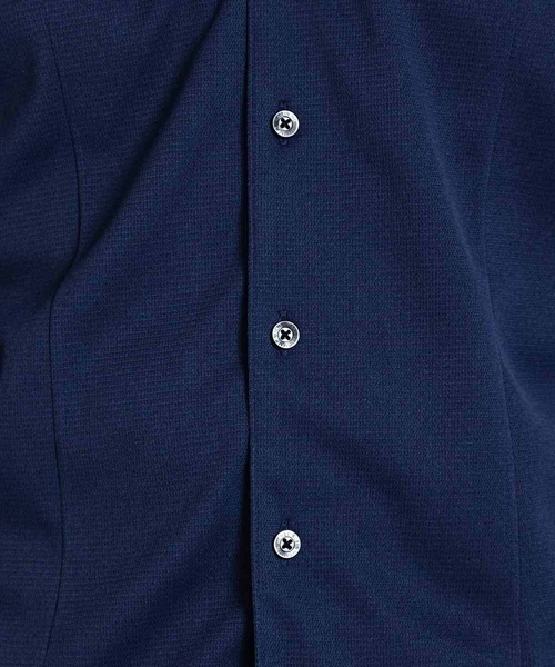 MICHEL KLEIN HOMME (ミッシェルクランオム)の「【2023年モデル】《日本製》イージーケアドレスシャツ(シャツ/ブラウス・メンズ・ホワイト/ネイビー・X-LARGE/LARGE/MEDIUM)」の12枚目の写真