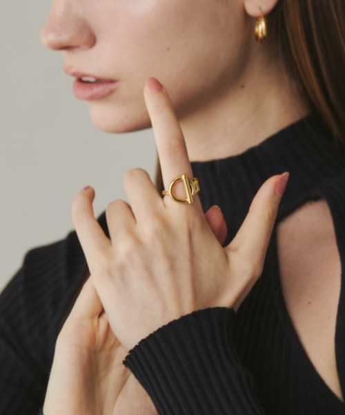 ciite' surgical stainless（シーテサージカルステンレス）の「【 金属アレルギー対応 】 マンテルデザインリング サージカルステンレス 316L（リング・レディース・シルバー/ゴールド・11号/13号）」の15枚目の写真