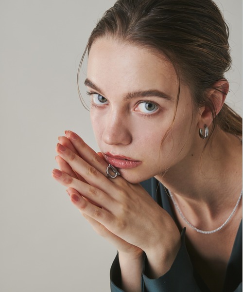 ciite' surgical stainless（シーテサージカルステンレス）の「【 金属アレルギー対応 】 マンテルデザインリング サージカルステンレス 316L（リング・レディース・シルバー/ゴールド・11号/13号）」の6枚目の写真