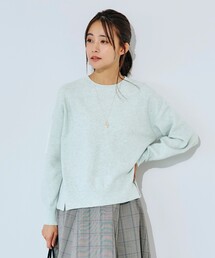 ◆秋から冬まで活躍!ブレンドもちもちニット