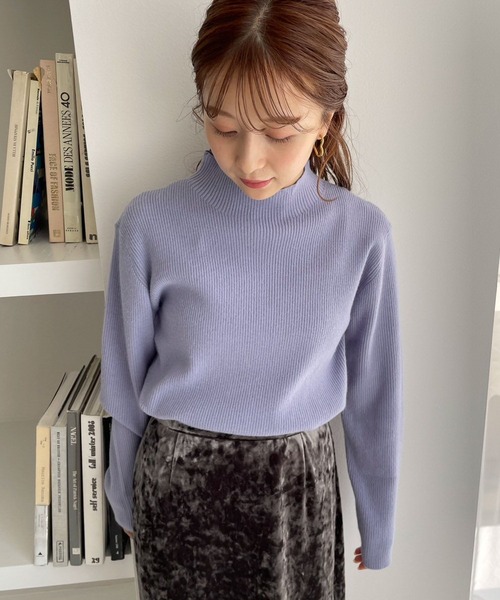 LOWRYS FARM（ローリーズファーム）の「マルチＷＡＹフリル２ＰＬＳ　970326（ニット/セーター・レディース・パープル/ブラウン/ブラック/ベージュ/ブルー・FREE）」の20枚目の写真