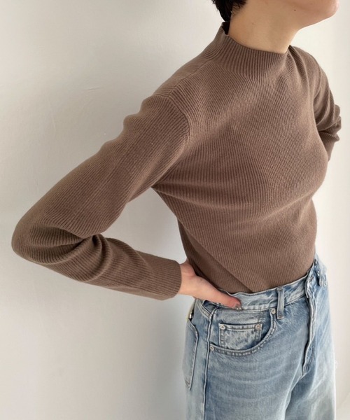 LOWRYS FARM（ローリーズファーム）の「マルチＷＡＹフリル２ＰＬＳ　970326（ニット/セーター・レディース・パープル/ブラウン/ブラック/ベージュ/ブルー・FREE）」の16枚目の写真