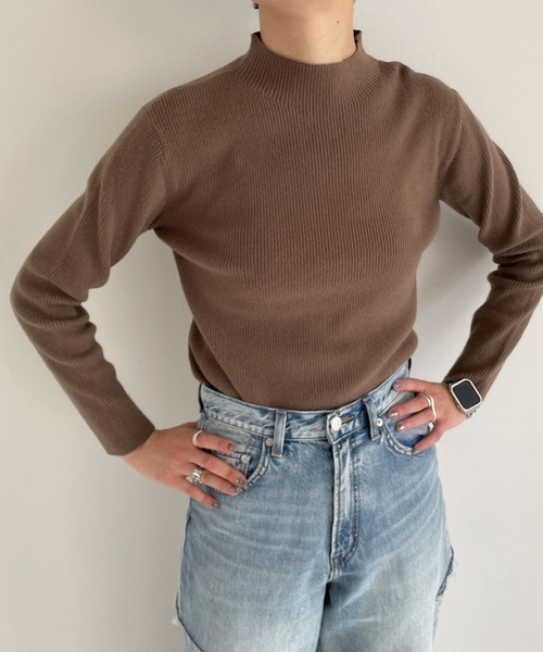 LOWRYS FARM（ローリーズファーム）の「マルチＷＡＹフリル２ＰＬＳ　970326（ニット/セーター・レディース・パープル/ブラウン/ブラック/ベージュ/ブルー・FREE）」の14枚目の写真