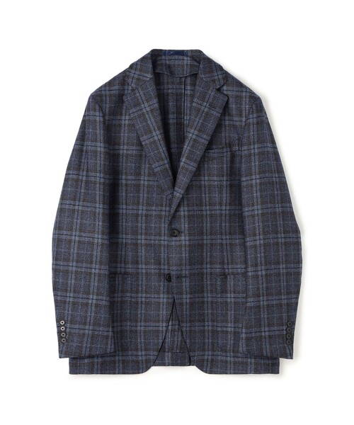 TOMORROWLAND (トゥモローランド)の「ウールシルクツイード シングルブレステッド2Bジャケット DREAM TWEED(テーラードジャケット・メンズ・ブラック系その他/ネイビー/グレー系その他2・46/44/52/50/48)」の3枚目の写真