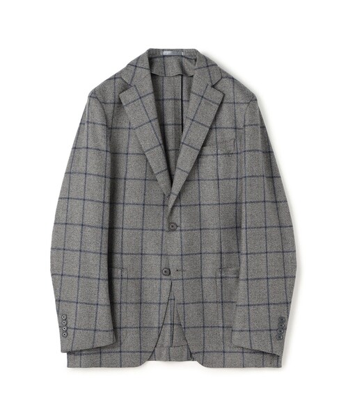 TOMORROWLAND (トゥモローランド)の「ウールシルクツイード シングルブレステッド2Bジャケット DREAM TWEED(テーラードジャケット・メンズ・ブラック系その他/ネイビー/グレー系その他2・46/44/52/50/48)」の2枚目の写真