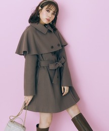 marun | 大きいサイズ 2wayケープショートコート marun(その他アウター)