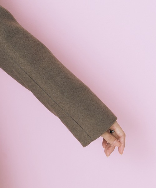 marun（マルン）の「＜大きいサイズ＞ 2wayケープショートコート marun（その他アウター・レディース・ブラウン/ベージュ・3L/4L/LL/5L/L）」の20枚目の写真