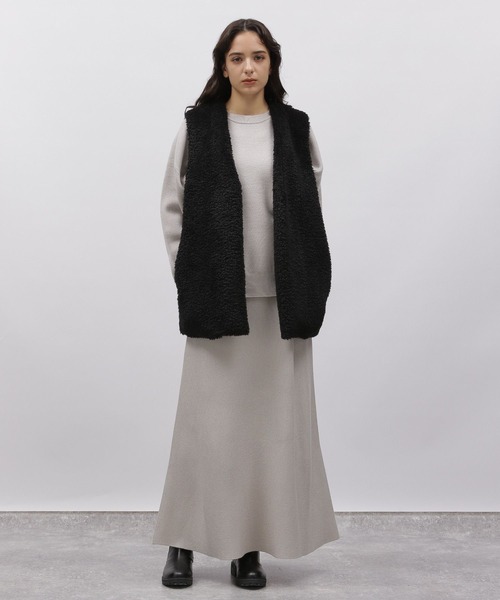 LAKOLE（ラコレ）の「ボアベスト / 977349（ベスト・レディース・ブラック/サンドグレー・SMALL/MEDIUM）」の11枚目の写真