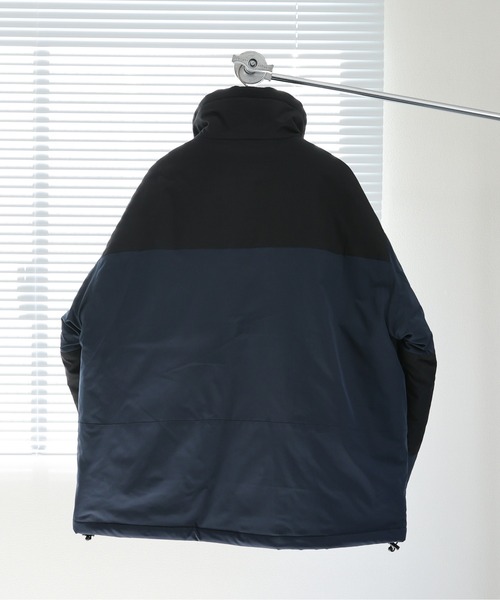 CREARE -LINO-（クレアーレリノ）の「【防寒性抜群】中綿 スタンドネック オーバーサイズ アウター/ブルゾン/ダウンジャケット<ユニセックス>（その他アウター・メンズ・ネイビー/アイボリー/グレー/ブラック・S/L/M）」の10枚目の写真
