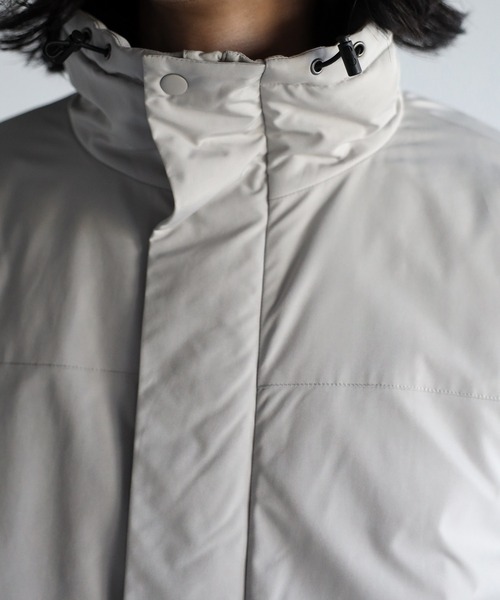 CREARE -LINO-（クレアーレリノ）の「【防寒性抜群】中綿 スタンドネック オーバーサイズ アウター/ブルゾン/ダウンジャケット<ユニセックス>（その他アウター・メンズ・ネイビー/アイボリー/グレー/ブラック・S/L/M）」の20枚目の写真