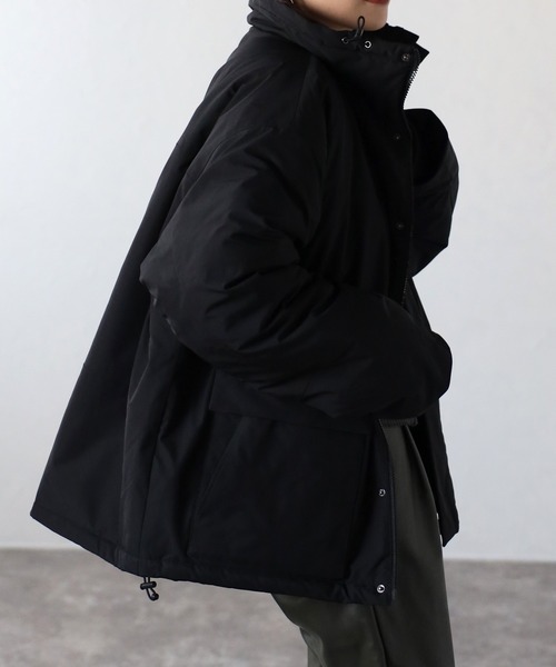 セール】【防寒性抜群】中綿 スタンドネック オーバーサイズ アウター