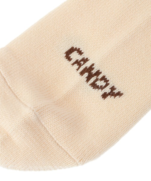 Candy Stripper（キャンディストリッパー）の「FUNNY PUPPY ソックス（ソックス/靴下・レディース・アイボリー/ブラック/レッド・FREE）」の6枚目の写真