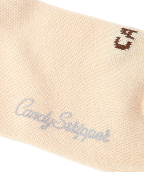 Candy Stripper（キャンディストリッパー）の「FUNNY PUPPY ソックス（ソックス/靴下・レディース・アイボリー/ブラック/レッド・FREE）」の8枚目の写真
