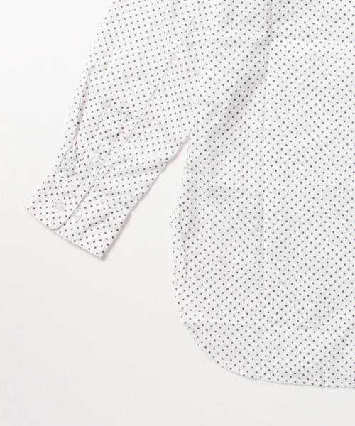 BEAMS BOY(ビームスボーイ)の「BEAMS BOY / ドット バンドカラー ロングシャツ(シャツ/ブラウス・レディース・ホワイト/ブラック・ONE SIZE)」の13枚目の写真